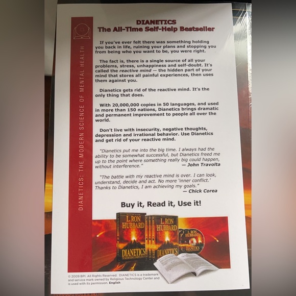 NEW Dianetics Book The Modern Science of Mental Health by L. Ron Hubbard - Picture 2 of 4